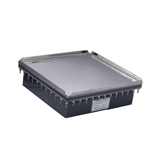 Stainless steel megasonic cleaning plate